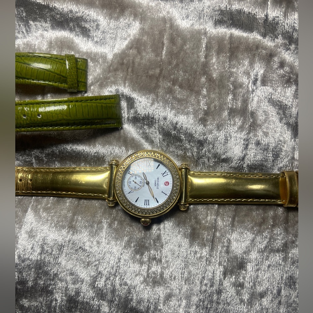 Michele caber diamond watch